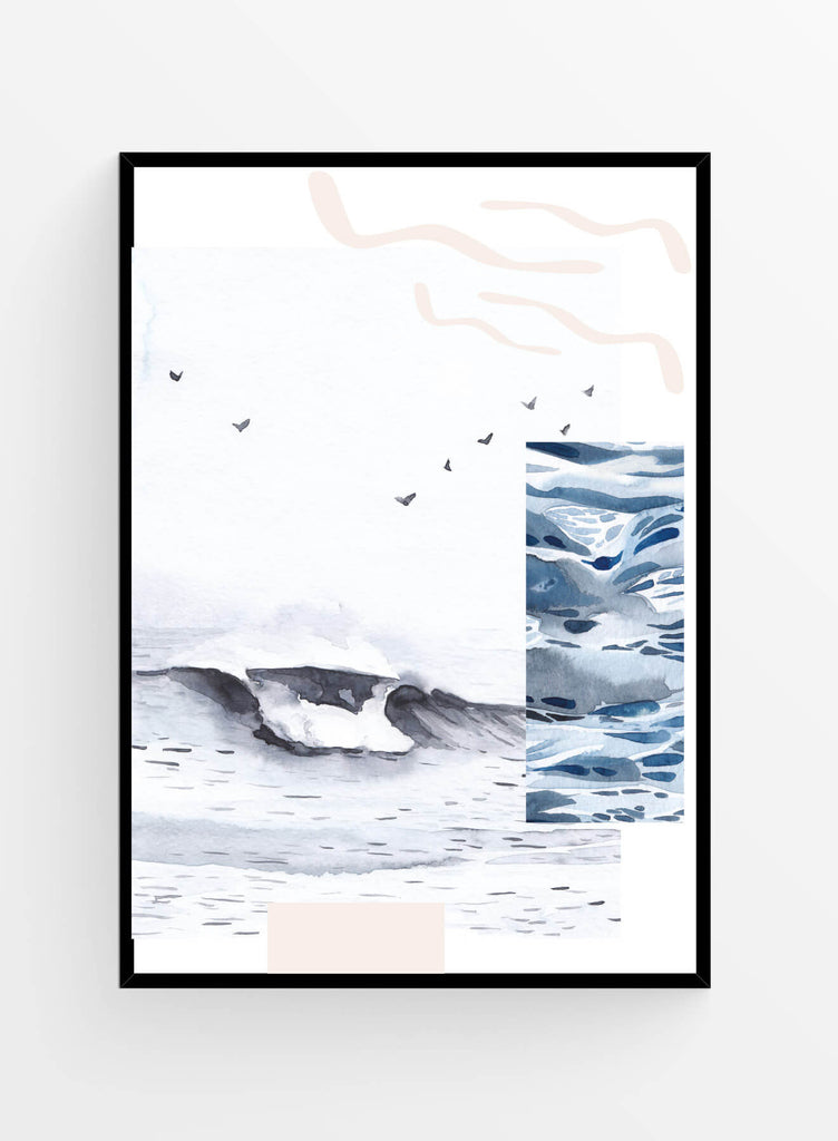 Poveste cu valuri | Art Print