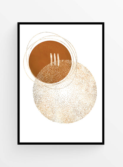 Gold Abstract 2 | Poster