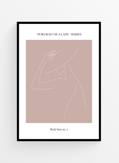 Body lines no. 2 I Art Print