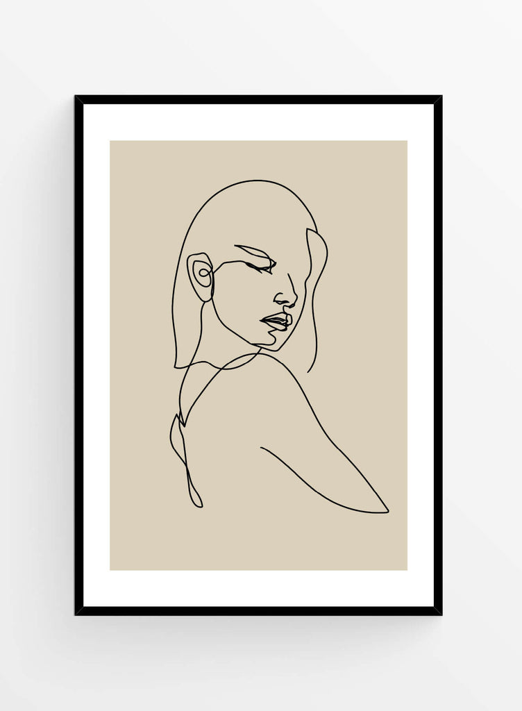 Woman line art 5 | Poster