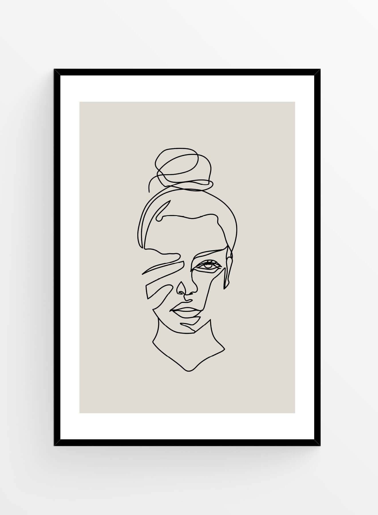 Woman line art 6 | Poster