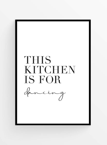 Kitchen for dancing | Art Print