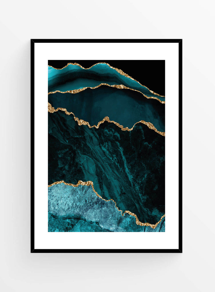 Blue agate 1 | Poster