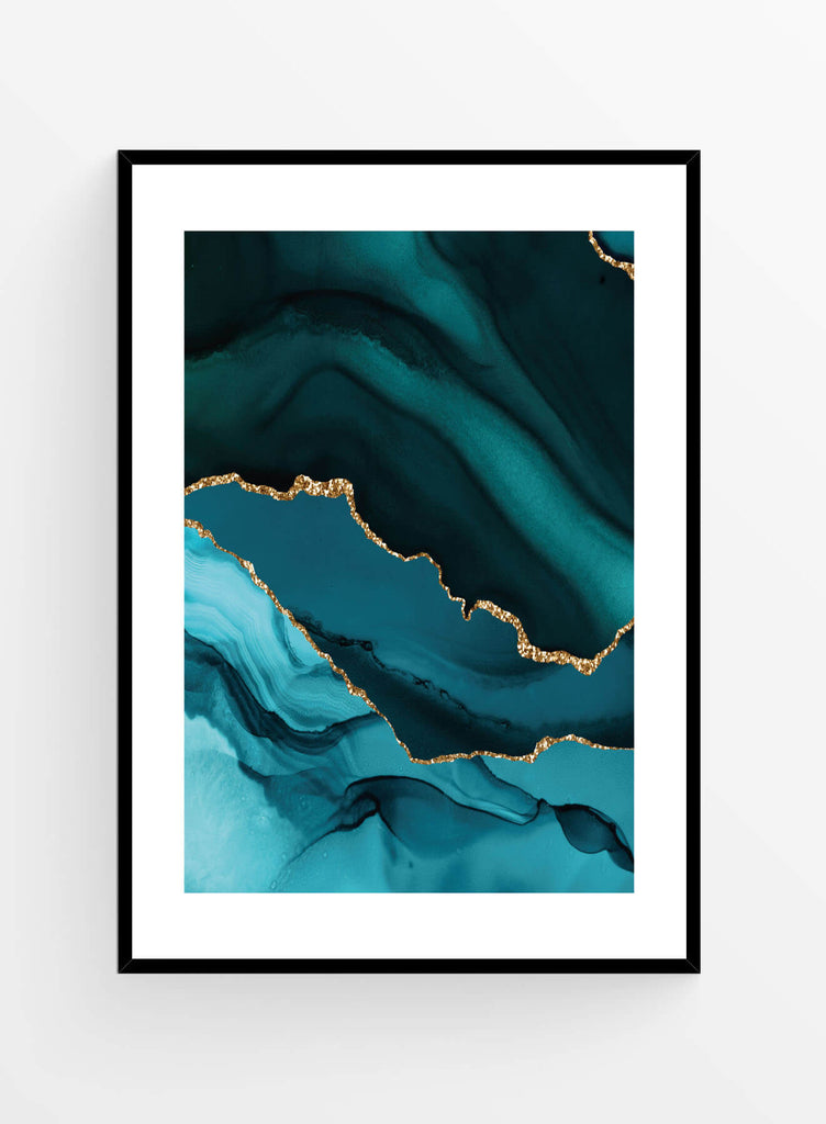Blue agate 2 | Poster