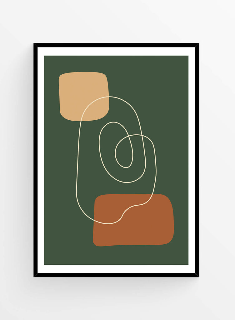 Green abstract No1 | Poster