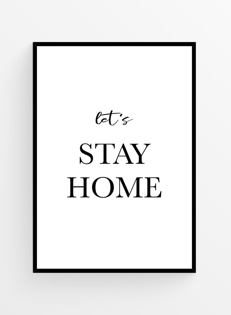 Stay home | Poster