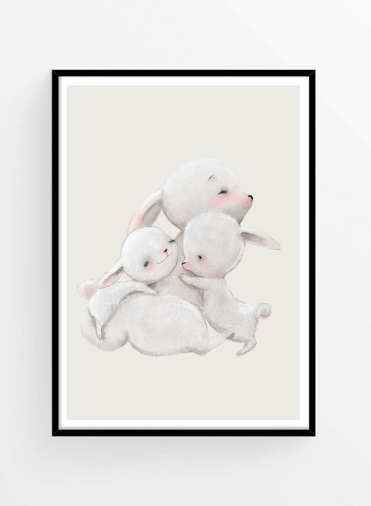 Rabbit family 1 | Poster