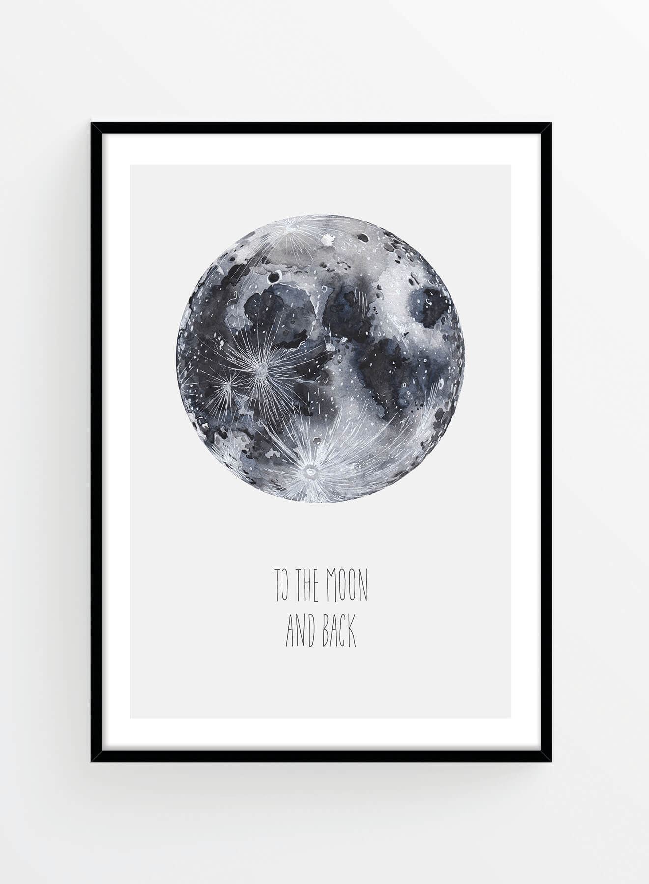 To the moon | Poster