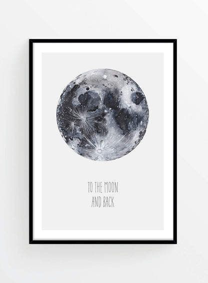 To the moon | Poster