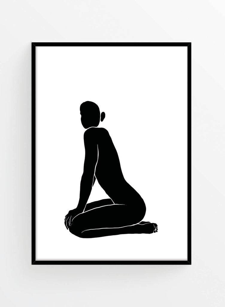 Woman silhouette 1 | Poster