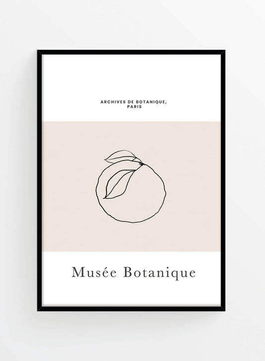 Poster decor scandinav pe fundal crem