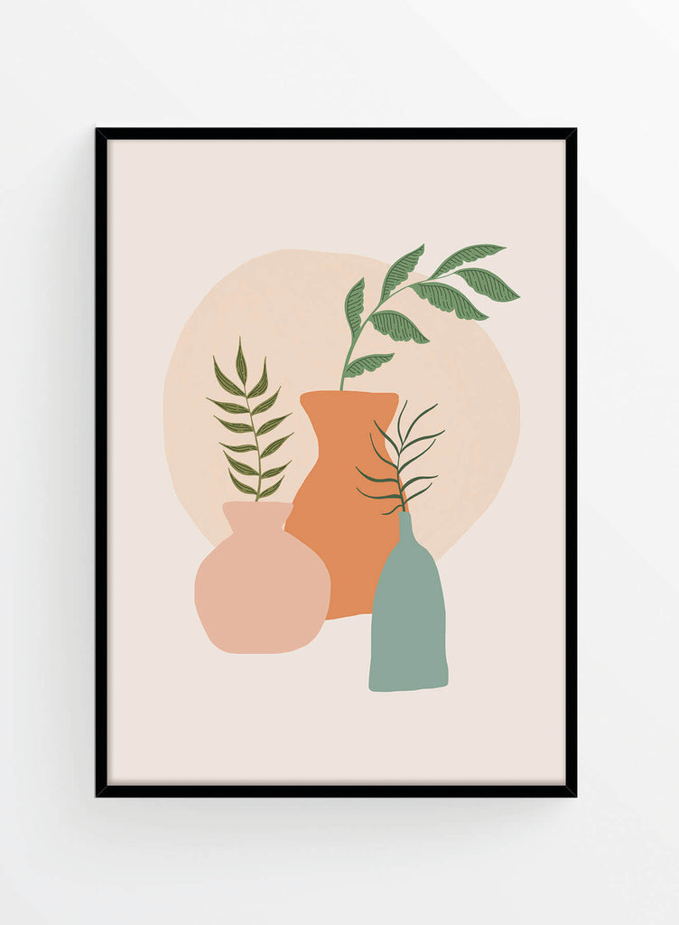 Vaze cu plante | Poster
