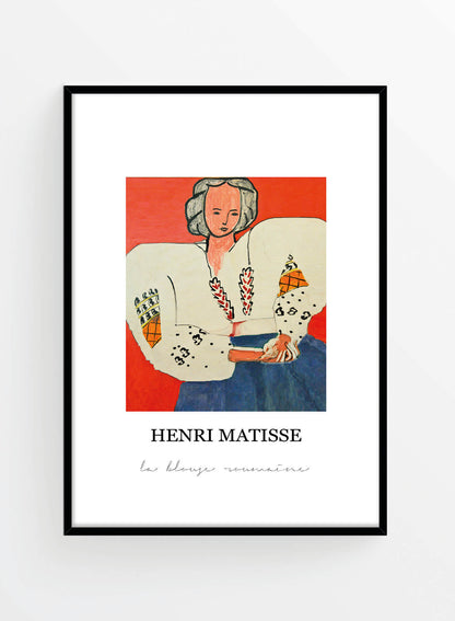 La blouse roumaine Matisse | Poster