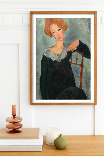 Modigliani Woman with red hair | Poster