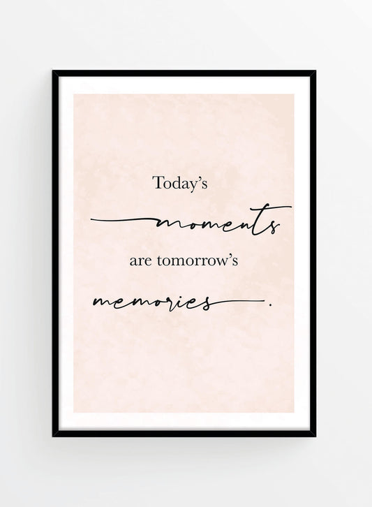 Moments & memories | Poster