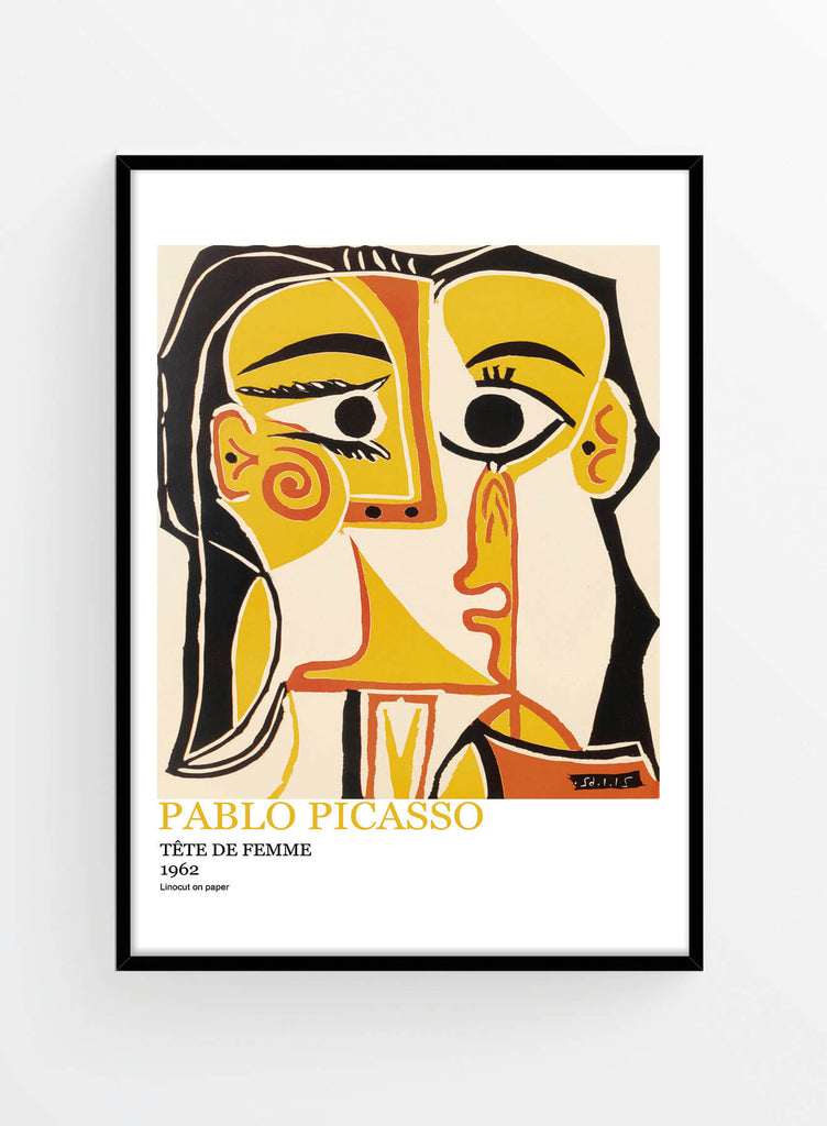 Tete de femme Pablo Picasso | Poster