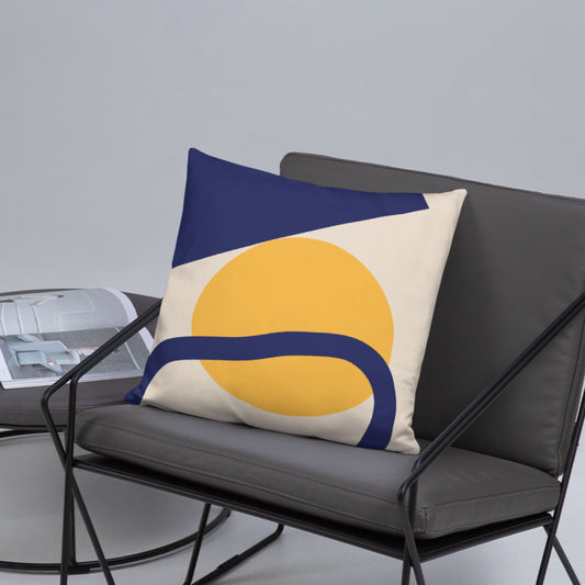 Perna decorativa Blue & yellow