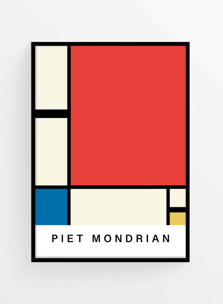 Piet Mondrian no. 1 | Poster