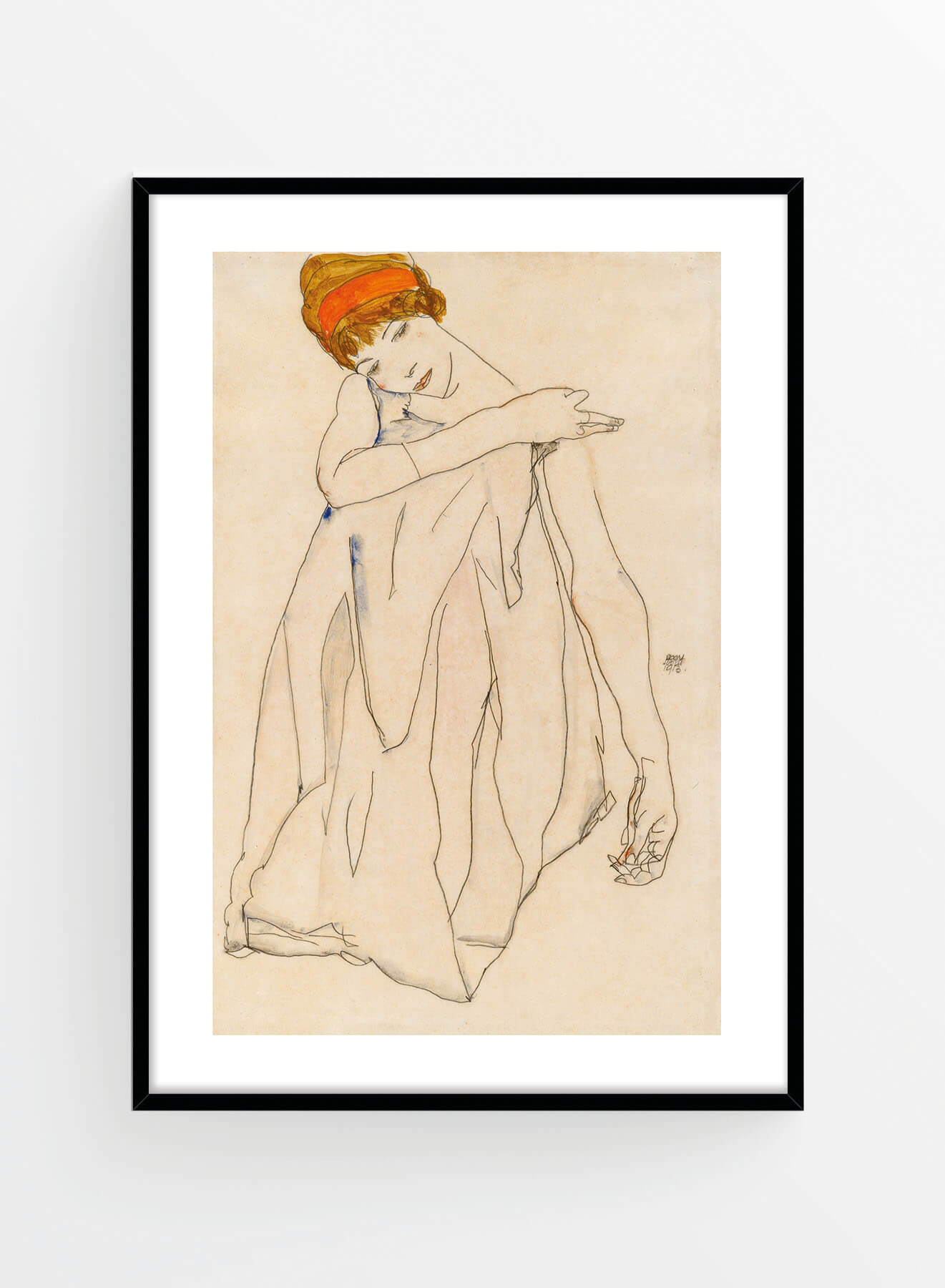 Egon Schiele no. 2 The Dancer | Poster