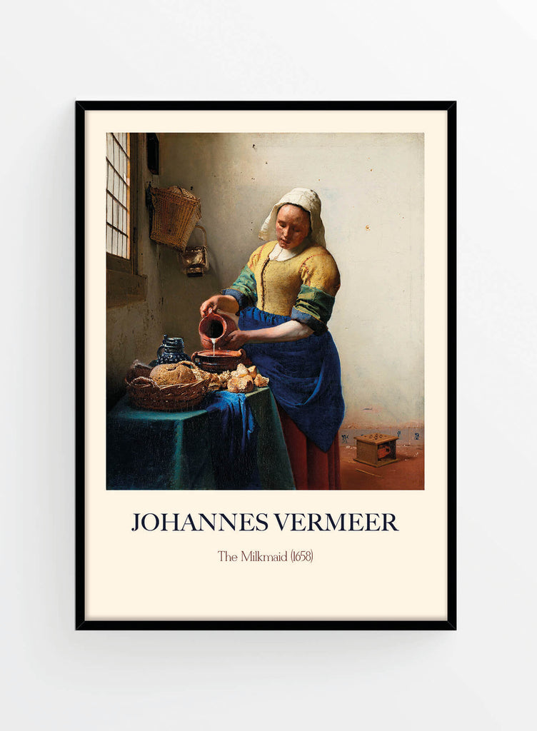 Johannes Vermeer no. 1 The Milkmaid | Poster