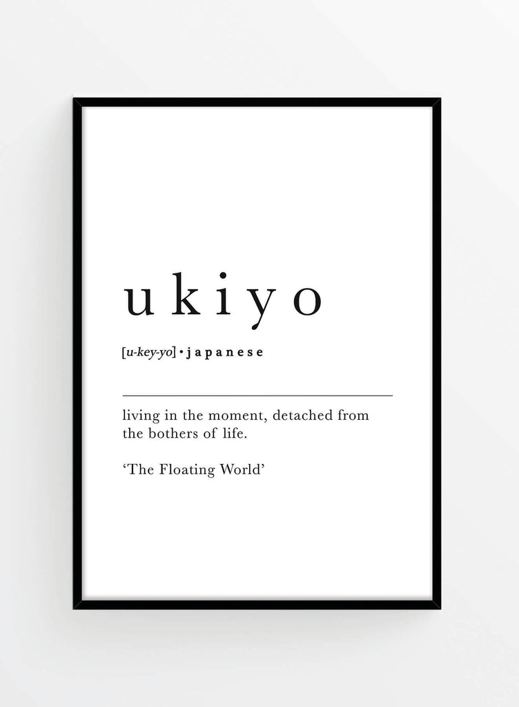 Ukiyo dictionary | Poster