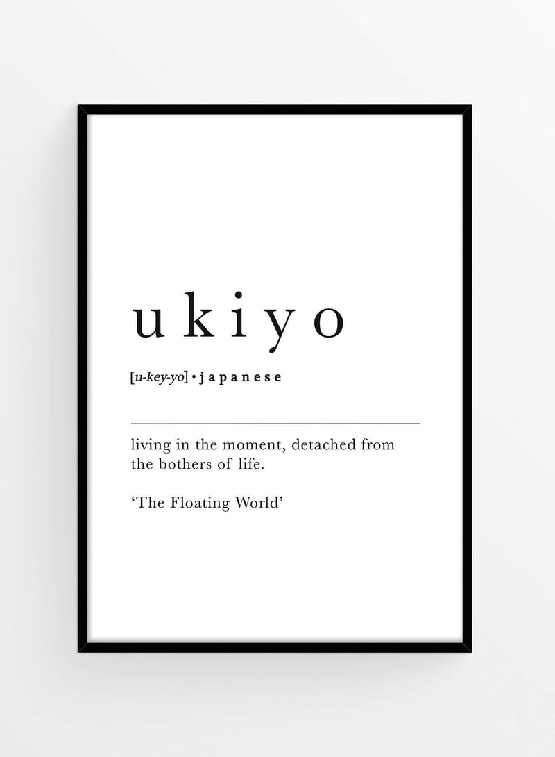 Ukiyo dictionary | Poster