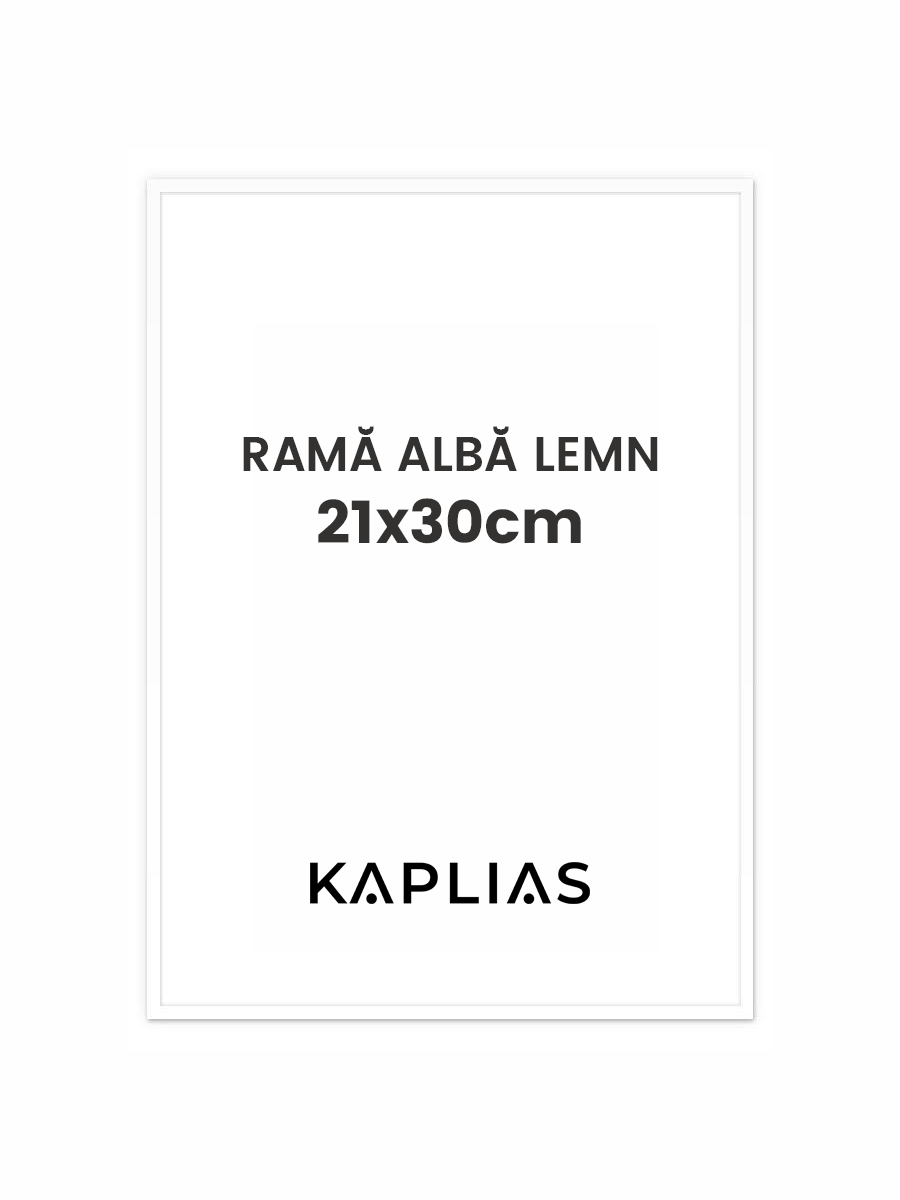 Rama alba Nisa 21x30cm