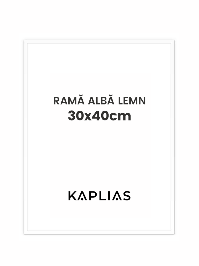 Rama alba Stockholm 30x40cm