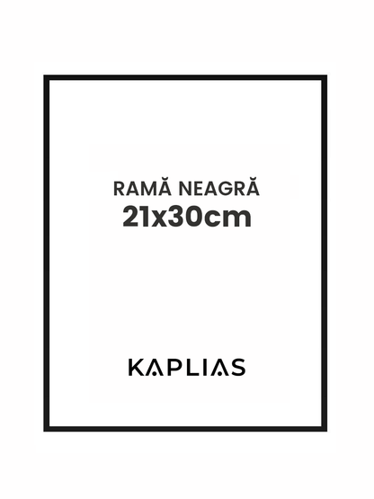 Rama neagra Nisa 21x30cm