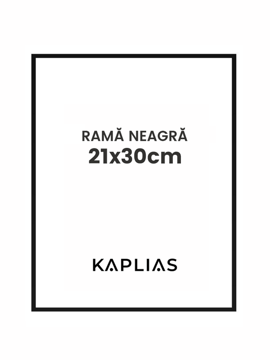 Rama neagra Nisa 21x30cm