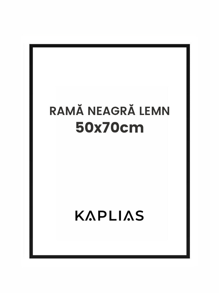 Rama neagra Stockholm 50x70cm