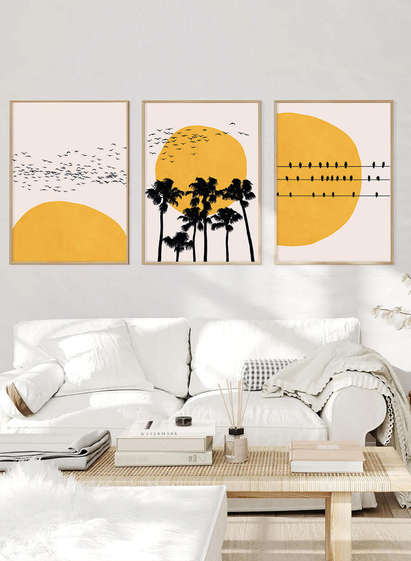 Palms in the sun | Poster