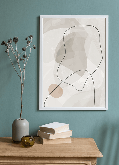 Abstract Grey I Art print