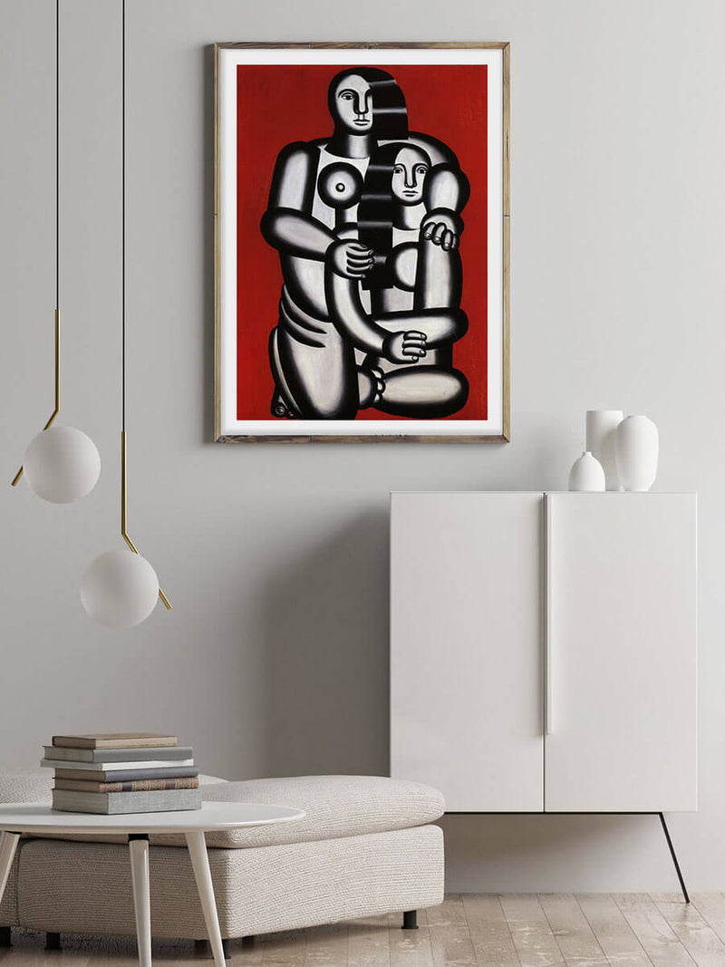 Two figures - Leger | Poster